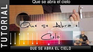 QUE SE ABRA EL CIELO  Christine D´clario Tutorial de Guitarra [upl. by Aseneg238]