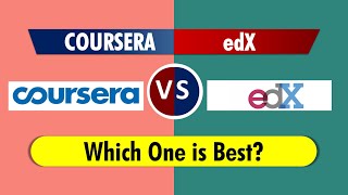 Coursera Vs Edx  Which Is Best Coursera Or Edx  Difference Between Coursera And Edx [upl. by Dede]