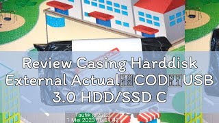 Review Casing Harddisk External Actual【COD】USB 30 HDDSSD CasingEnclosure 25 Inch Type A to C Fu [upl. by Bannerman]