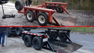 Restoring An Amazing Drop Deck Trailer [upl. by Ocire]