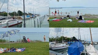 Enjoying in Lake Constance Altnau Switzerland Bodensee vacation [upl. by Enale]