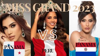 MISS GRAND INTERNATIONAL VERSUS DE PAÍSESPERUPARAGUAYPERU [upl. by Ellie]