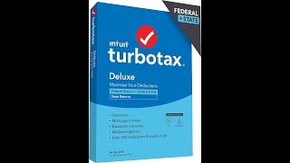 TurboTax Deluxe 2020 Desktop Tax Software Federal and State Returns  Federal Efile [upl. by Hullda]