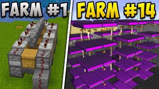 I Built Every MEGA Farm in Hardcore Minecraft [upl. by Nnyluqcaj851]