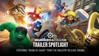 Audiomachine  Reign of Chaos  LEGO MARVEL SUPER HEROES Game Trailer [upl. by Maitilde]