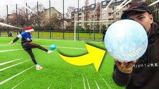 HÄRTESTE FUßBRUCH FUßBALL CHALLENGE EISBALL [upl. by Swee]