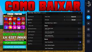 Como BAIXAR e Usar Script no BLOX FRUITS Celular  Instalar Executor e Scripts no ROBLOX [upl. by Lerner]