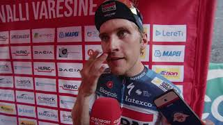 Ilan Van Wilder  Interview at the finish  Tre Valli Varesine 2023 [upl. by Hirst]