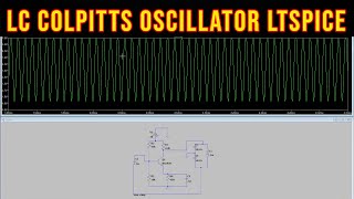 LC Colpitts Oscillator LTSPICE [upl. by Ydnic283]