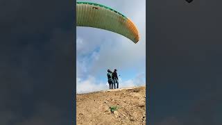 Paragliding world 2 highest point Bir Billing flying travel paragliding videos shots [upl. by Aralc708]