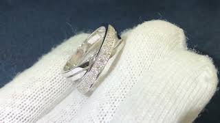 Etincelle de Cartier ring white gold diamondcartier tiktok ring peppa adult lovely [upl. by Sitoeht]