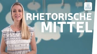 Rhetorische Mittel erkennen I musstewissen Deutsch [upl. by Lauren597]