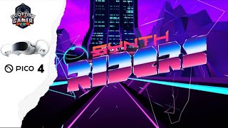 Synth Riders VR  Freestyle Dancing Rhythm Game  Gameplay  Pico 4 [upl. by Lleroj548]