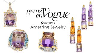 Gems en Vogue Presents Ametrine Jewelry [upl. by Akihsar]