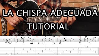 Como tocar quotLa Chispa Adecuadaquot de Héroes del Silencio  Tutorial Guitarra Acordes  TAB  HD [upl. by Lenora]