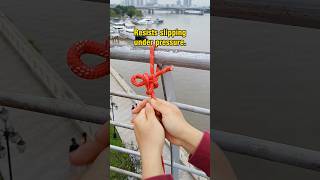 Do you know the true name of this knot  The simple Slip Knot with Unbelievable Strength [upl. by Etteneg]