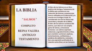 ORIGINAL LA BIBLIA EL LIBRO DE LOS quot SALMOS quot COMPLETO REINA VALERA ANTIGUO TESTAMENTO [upl. by Otanod]