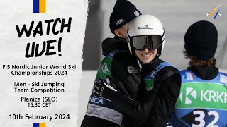 LIVE FIS Nordic JWSC 2024 Planica  Men Team Competition HS 102 1630 CET [upl. by Birch987]