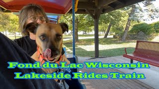 Fond du Lac Wisconsin Lakeside Rides Train [upl. by Legim411]