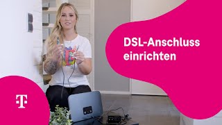 Telekom DSLAnschluss schnell und einfach einrichten [upl. by Alliehs]