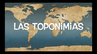 La toponimia [upl. by Eoin]