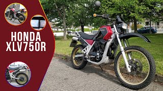 Honda XLV 750 R Review  honda xlv750r  1983 honda xlv750r hrc should we review this [upl. by Anavlis]