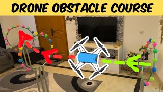 Drone Obstacle Course with AI  AI Drone Programming [upl. by Notnil]