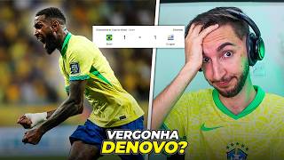 Brasil 1 x 1 Uruguai  GERSON FAZ GOLAÇO MAS BRASIL JOGA MAL DNV😡 [upl. by Cruce320]