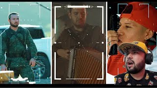 Santa Fe Klan x Calibre 50 x Beto Sierra  Cuidando El Territorio Official VideoREACCION🇲🇽 RIFADO [upl. by Riggins]