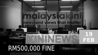 KiniNews  Guilty of contempt Malaysiakini fined RM500000 raises money in 5 hours [upl. by Eibob]