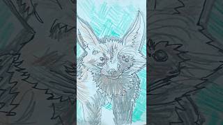 Aardwolf  Slacker Sketcher art drawing animals cute sketch [upl. by Ardnaxela168]