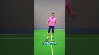 DEFEND FOREHAND SINGLE badminton badmintonlovers badmintonpemula tutorialbadminton [upl. by Mariken234]