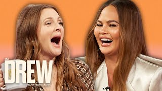 Chrissy Teigen Reveals Secret to 10Year Marriage with John Legend  The Drew Barrymore Show [upl. by Ocsecnarf101]