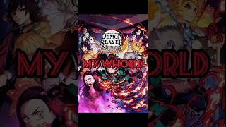 Your world vs My world anime demonslayer shorts [upl. by Atteynod]