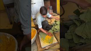 Art of Making Gujarati Favourite Patra shorts indianstreetfood [upl. by Dnalsor]