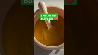 6 months plus baby puree baby babyfood babyfoodrecipe viralreels viralvideo viralshorts [upl. by Eceertal]