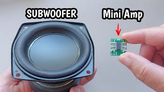 JBL Subwoofer speaker vs 3 WATT Audio Amplifier PAM8403 [upl. by Monica]