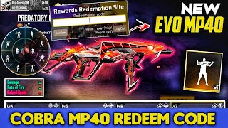 Cobra Mp40 Redeem Code Free Fire  How to get Cobra Mp40 Free Redeem Code  Cobra Mp40 Redeem Code [upl. by Otreblig]