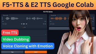 F5TTS amp E2 TTS Google Colab Tutorial [upl. by Kalasky]