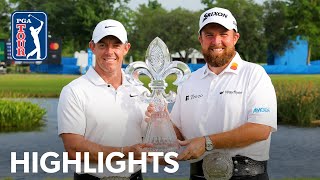 McIlroy and Lowry’s winning highlights from Zurich Classic  2024 [upl. by Guenevere755]