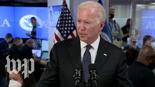 Biden speaks about Hurricane Ida at FEMA headquarters [upl. by Strep]