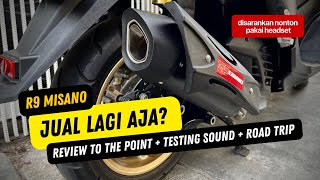 Review R9 Misano New Nmax 2020 ❗️ Test Suara Knalpot Idle amp Riding [upl. by Eugor]