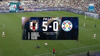 Highlight Japan vs Paraguay 50 Paris 2024 Olympic games mens football [upl. by Mae]