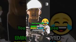 EMINEM Destroyed BENZINO And JA RULE For Fun😂 shorts eminem music [upl. by Eislek]