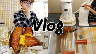 vlog⛽️자취방에서 등유난로 사서 월동준비 하는 12월 일상코로나 등유난로 사용법홈카페아이패드로 일본어 공부 [upl. by Egin39]