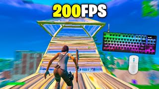 GTX 1650 4GB Fortnite Low Meshes  Apex Pro TKL ASMR 😴 [upl. by Birchard]