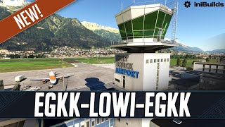 MSFS LIVE  Real World easyJet OPS  Fenix A320  SHARKLETS  NEW iniBuilds Innsbruck Giveaway [upl. by Aitas652]