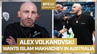 Alex Volkanovski excited to fight Islam Makhachev in Australia  UFC280 Exclusive Interview [upl. by Oirotciv831]