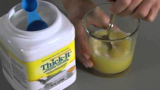 Mixing ThickIt Instant Food and Beverage Thickener Foodservice [upl. by Fernyak]