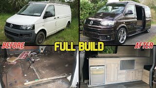 Complete Camper Van Build Start to finish Conversion [upl. by Aneba]